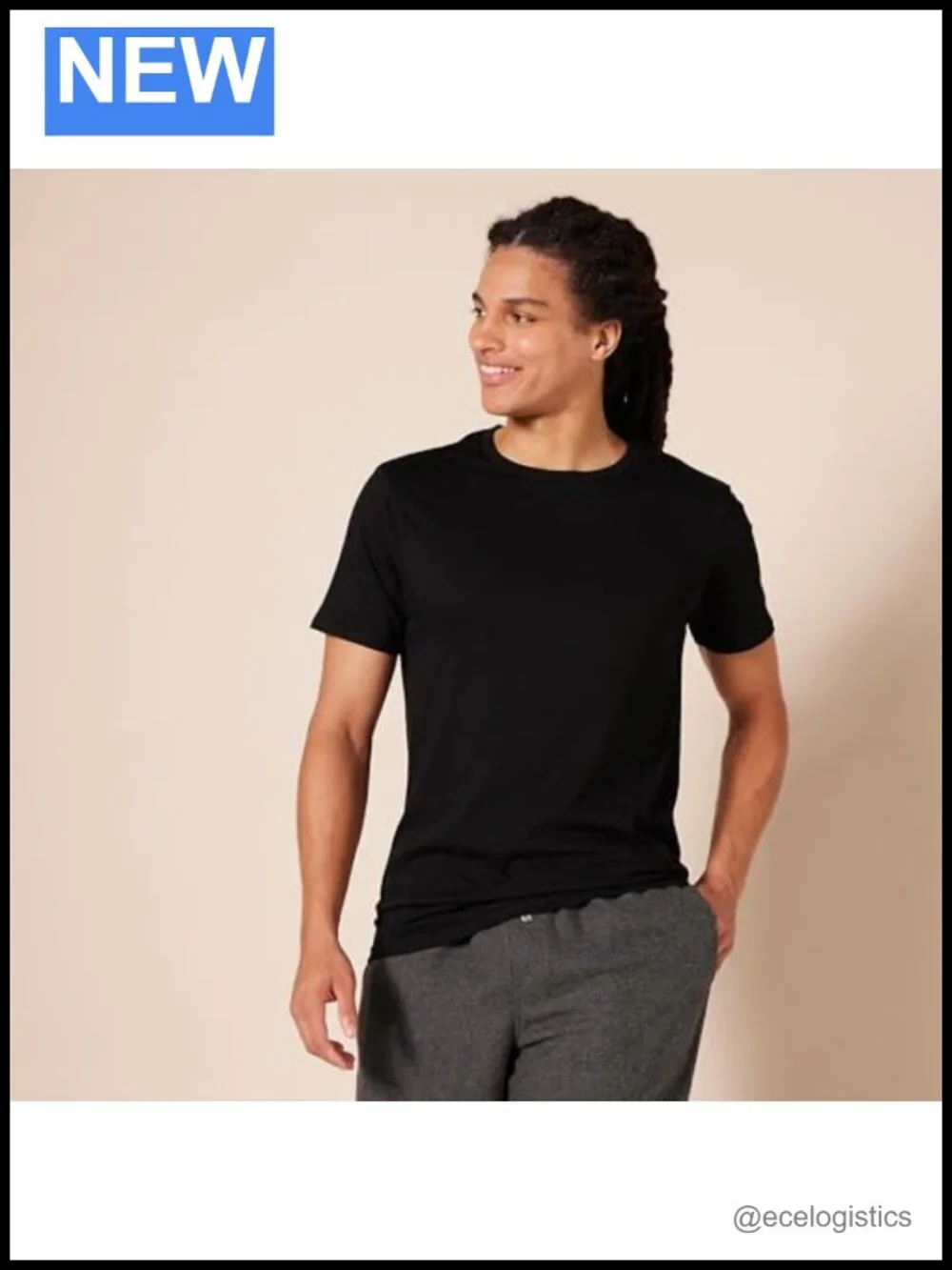Slim Fit Cotton Jersey Crewneck Undershirts Pack of 6